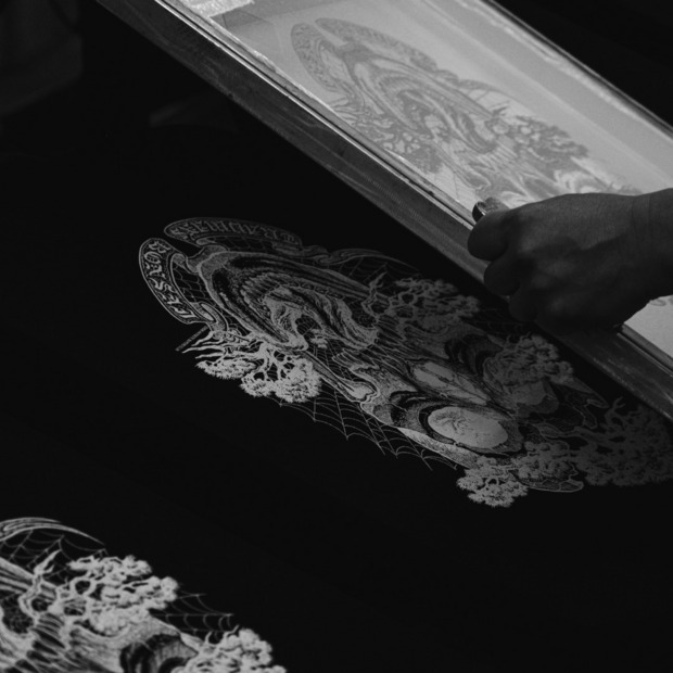 Bonsai Skull Cotton L/S Tee 【Antidote Buyers Club × TRADMAN'S BONSAI】 詳細画像